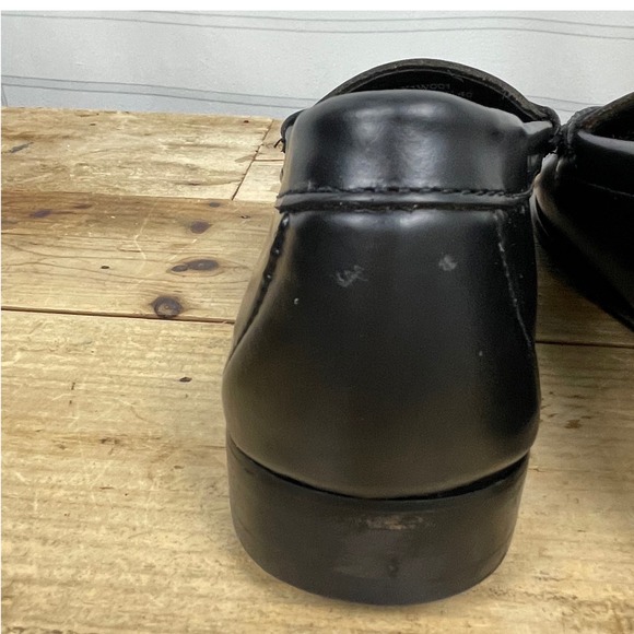 G.H. Bass - Whitney Weejuns Black Leather Penny Loafers - Women's 9 - Picture 13 of 14